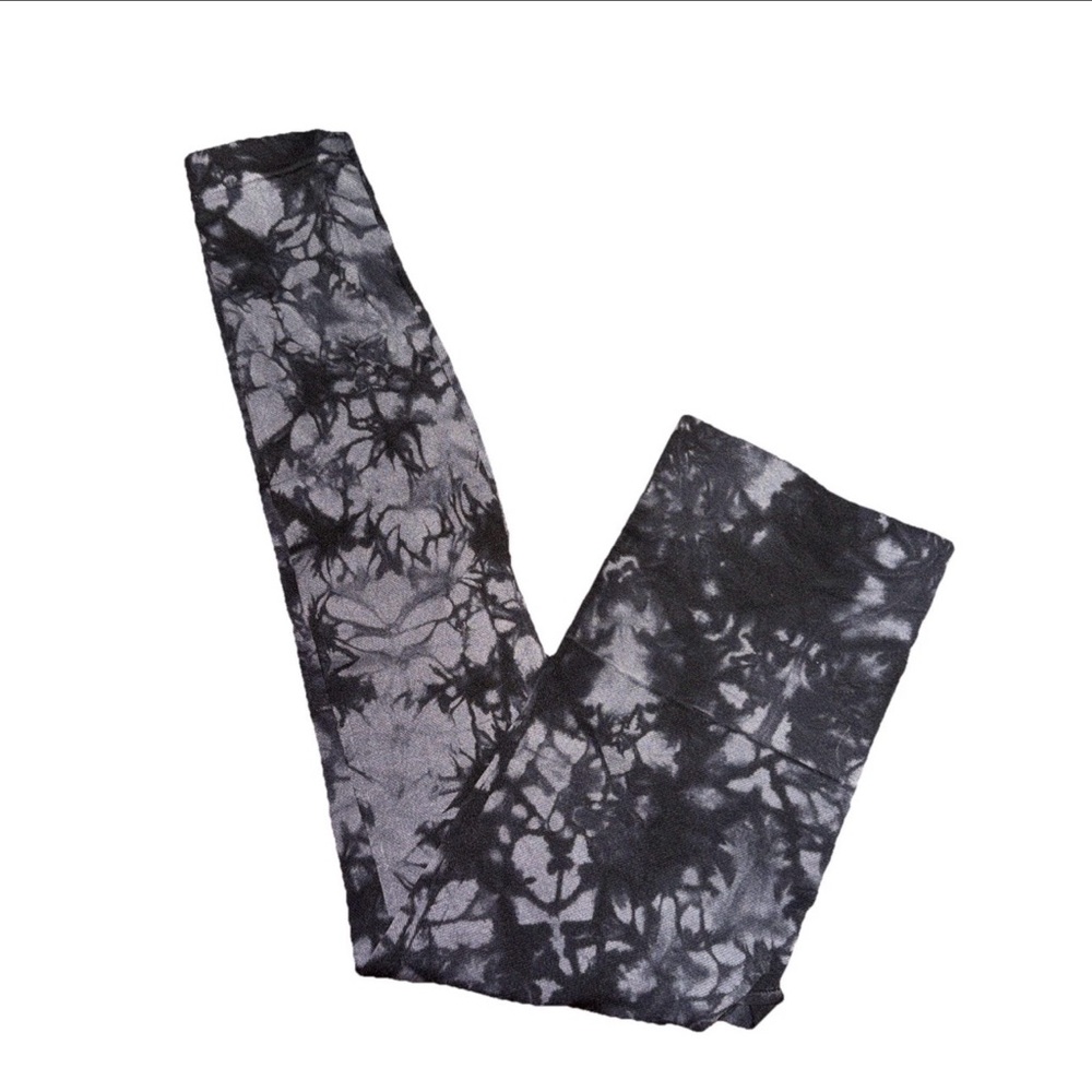Bagatelle Tie-Dye High Rise Leggings Size Small Biker Yoga Whimsigoth Sm. Flaw